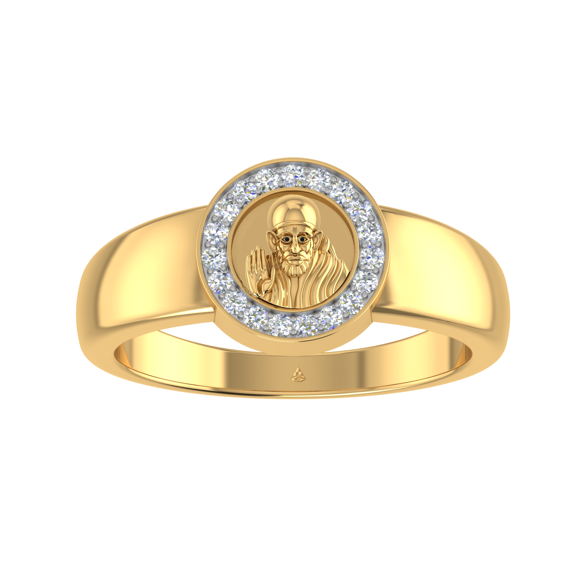Sai Baba Gold Ungaram Design | Gold Saibaba Ring | Gold Lakshmi Balaji -  YouTube